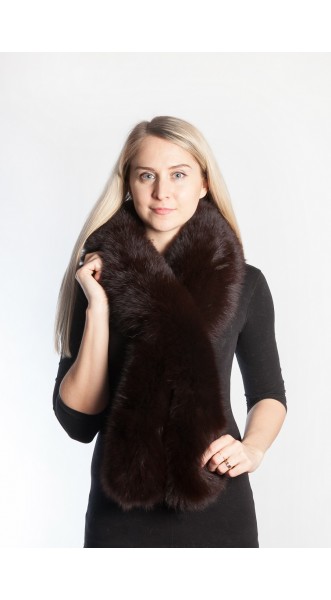 Sciarpa Donna In Pelliccia Sintetica – Soffice, Calda, Avvolgente – Multicolore - Foto 3