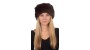 Cappello in zibellino donna color marrone scuro
